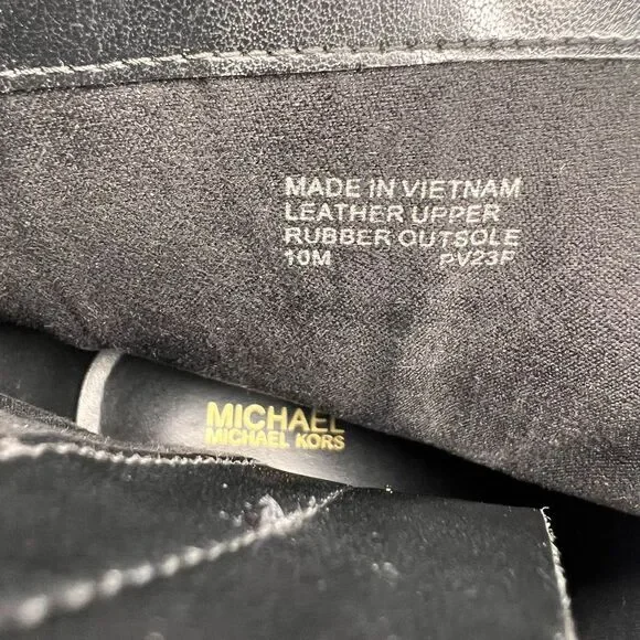 These are the MICHAEL Michael Kors Women's Porter Platform Dress Booties - Picture 7 of 7